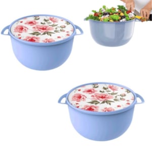 CONTAINER REDONDO 6,5LTS AMORE AZUL (6PÇS)-UNINJET