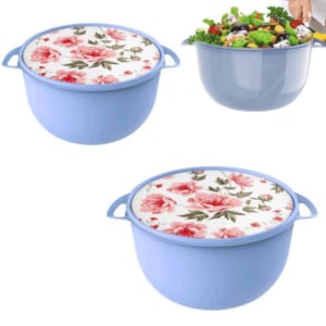 CONTAINER REDONDO 11,5LTS AMORE AZUL (6PÇS)-UNINJET