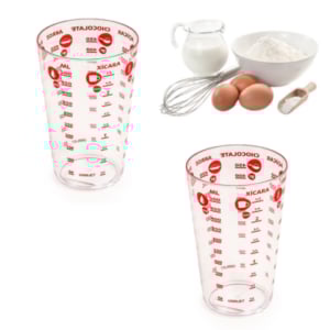 COPO GRADUADO 500ML (12PÇS)-UNINJET