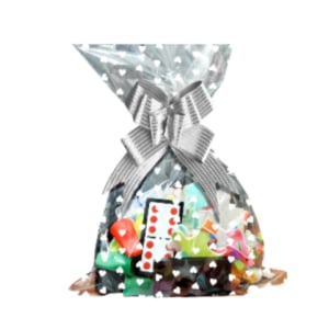 SAQ. P/PRESENTE 10X15 C/50UN AMOR BRANCO-GALA