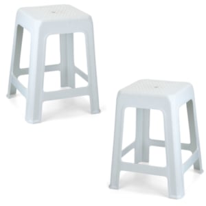 BANQUETA BRANCA (6PÇS)-INJEPLASTEC