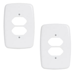 ESPELHO P/2 TOMADAS PADRÃO NOVO (24PÇS)-CABEKLA