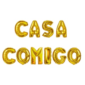 BALÃO CASA COMIGO (12PÇS)-CABEKLA