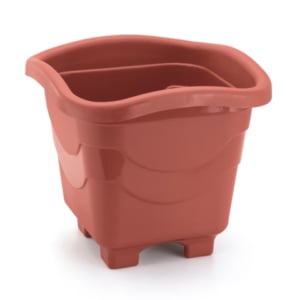 VASO QUADRADO EXTRA GRANDE TELHA 30LTS (3PÇS)-INJEPLASTEC