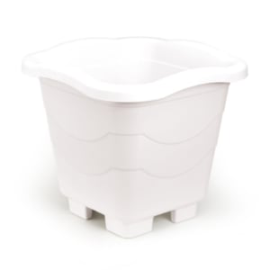 VASO QUADRADO EXTRA GRANDE MÁRMORE 30LTS-INJEPLASTEC
