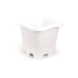 VASO QUADRADO MÉDIO MÁRMORE 5,6LTS (12PÇS)-INJEPLASTEC