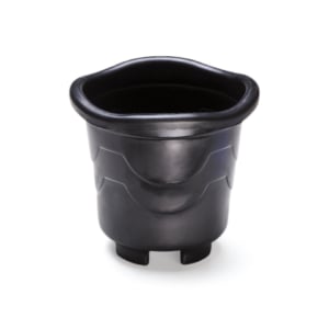 VASO REDONDO GRANDE PRETO 8,0LTS (6PÇS)-INJEPLASTEC