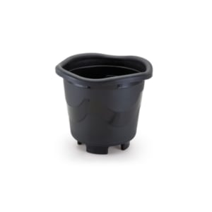 VASO REDONDO MÉDIO PRETO 4,7LTS (12PÇS)-INJEPLASTEC