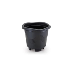 VASO REDONDO PEQUENO PRETO 2,0LTS (12PÇS)-INJEPLASTEC