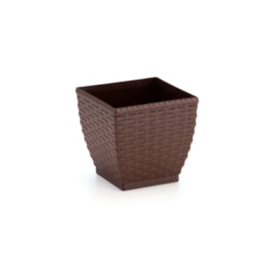 VASO CACHEPO RATTAN MINI QUAD.COFFEE (12PÇS)-INJEPLASTEC