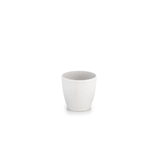 VASO RATTAN M3 REDONDO BRANCO (12PÇS)-INJEPLASTEC