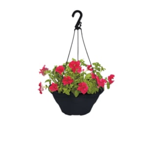 VASO P/PENDURAR PRETO 2,6LTS (12PÇS)-INJEPLASTEC