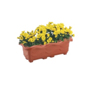 JARDINEIRA MÉDIA TELHA 3,5LTS (12PÇS)-INJEPLASTEC