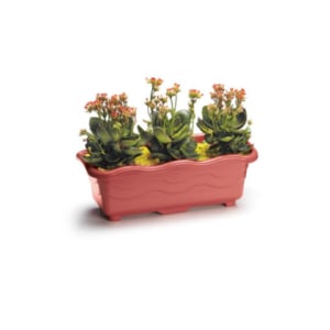 JARDINEIRA PEQUENA TELHA 1,5LTS (12PÇS)-INJEPLASTEC