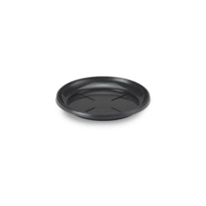 PRATO VASO REDONDO PEQUENO PRETO (12PÇS)-INJEPLASTEC