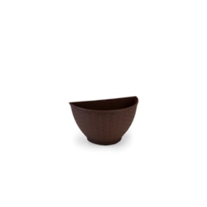 VASINHO DE PAREDE RATTAN COFFEE (12PÇS)-INJEPLASTEC