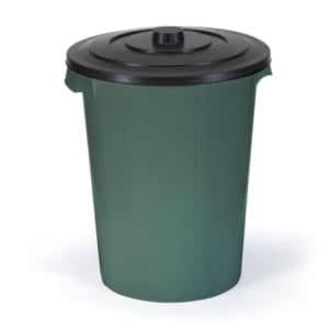 CESTO DE LIXO REDONDO 60LTS COLOR (6PÇS)-INJEPLASTEC