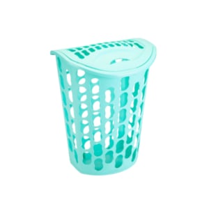 CESTO TELADO RETANGULAR 40LTS VERDE (6PÇS)-INJEPLASTEC