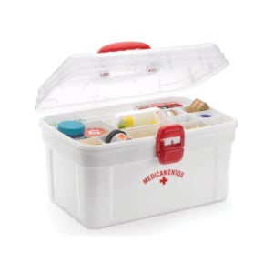 MEDICAMENTOS FRASQUEIRA MEGA LUXO C/BANDEJA 12LTS (3PÇS)-NITRON