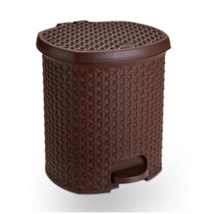 LIXEIRA 6LTS RATTAN MARROM (6PÇS)-NITRON