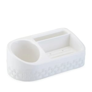 PORTA DETERGENTE RATTAN C/BASE BRANCO (12PÇS)-NITRON