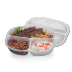 CONSERVADORA DE ALIMENTO 3 DIVISÓRIAS MONÂCO (12PÇS)-NITRON