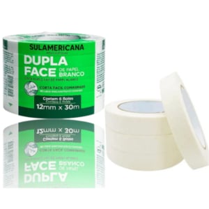 FITA DUPLA FACE 12MM X 30M (CX72)-SULAMERICANA