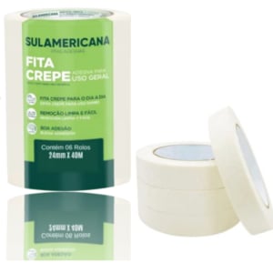 FITA CREPE 24MM X 40M (CX36)-SULAMERICANA