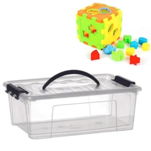 CONTAINER PLÁSTICO N°1 (7,3LTS) (6PÇS)-PLASNEW