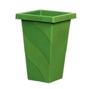 VASO QUADRADO COLUNA M VERDE 19LTS (6PÇS)-PLASNEW