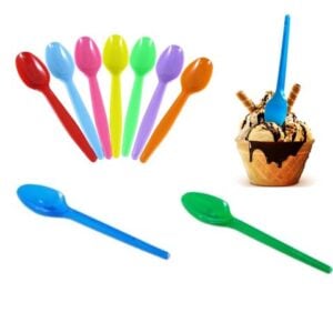 COLHER DE SOBREMESA DESCART.COLORIDO C/50 (CXC/20)-POSSAMAI