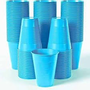 COPO 200ML AZUL CLARO C/50 CX40-TRIK TRIK