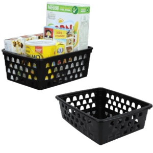 CESTO MULTIUSO GRANDE PRETO (12PÇS)-UNINJET