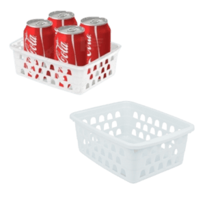 CESTO MULTIUSO PEQUENO BRANCO (12PÇS)-UNINJET