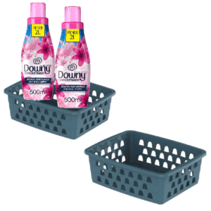 CESTO MULTIUSO MÉDIO AZUL (12PÇS)-UNINJET