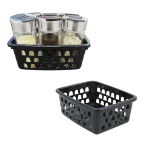CESTO MULTIUSO PEQUENO PRETO (12PÇS)-UNINJET