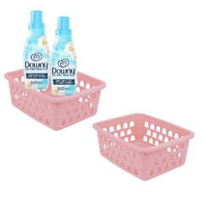 CESTO MULTIUSO PEQUENO ROSA (12PÇS)-UNINJET