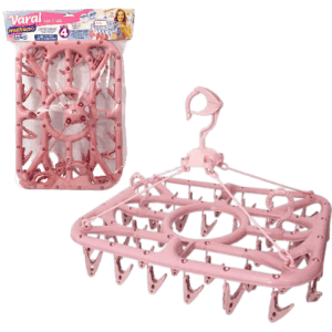 VARAL Nº04 C/36 PRENDEDORES (6PÇS)-PLASBRINK