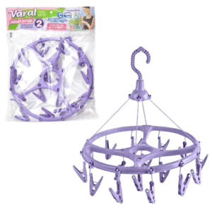 VARAL Nº02 C/16 PRENDEDORES (12PÇS)-PLASBRINK