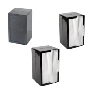 PORTA GUARDANAPO TV PRETO (24PÇS)-BERNACSTEIN