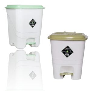 LIXEIRA C/PEDAL 14LTS (6PÇS)-INPLAST