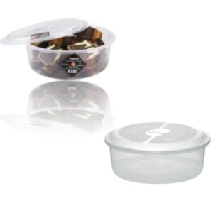 ORGANIZADOR REDONDO 3,5LTS TRANSPARENTE (24PÇS)-INPLAST