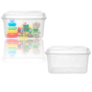 CAIXA ORGANIZADORA RETANGULAR TRANSP.3,7LTS (24PÇS)-INPLAST