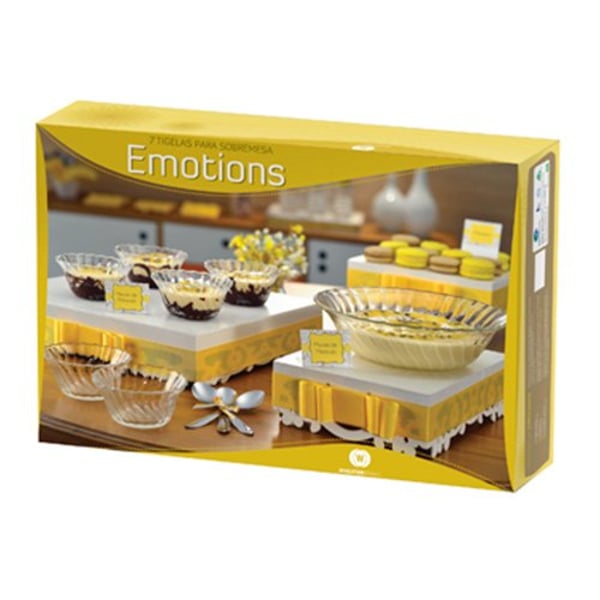 CONJ. SOBREMESA EMOTIONS 7 PÇS (CX. 4 EMB. 7 PÇs) – WHEATON [0042]