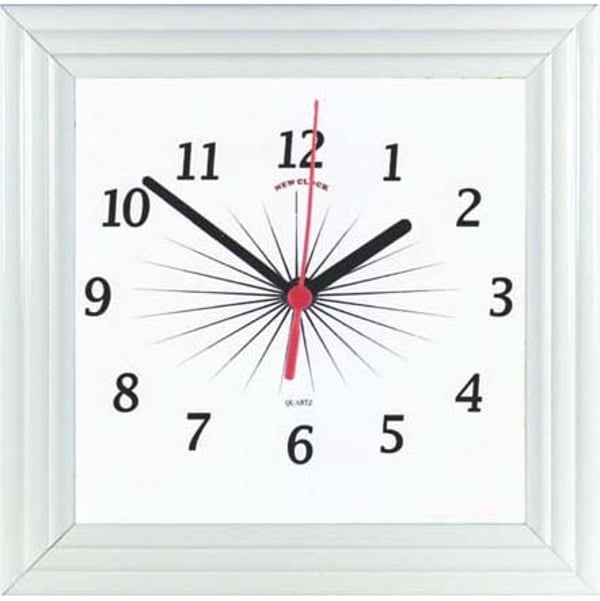 RELÓGIO QUAD. MAD. BCO – BRANDS [BRA-059]