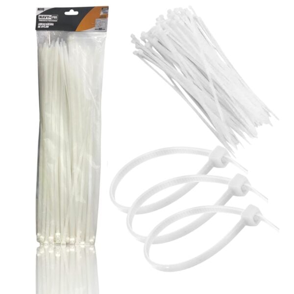 ABRAÇADEIRA DE NYLON C/100 7,6MMX450MM (6PCT)-NAVY