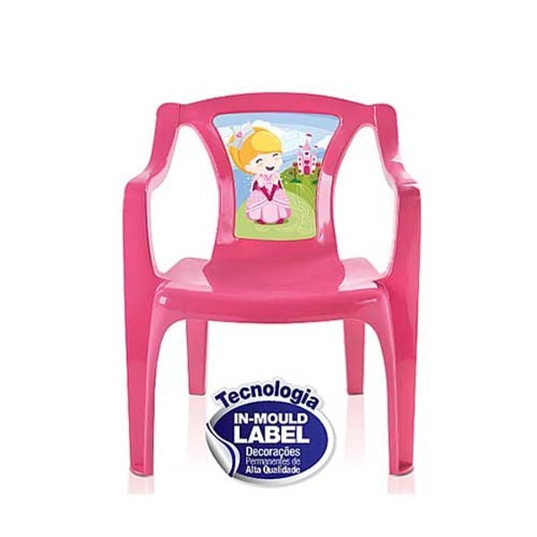 MINI POLTRONA ROSA LABEL (3 PÇs) – ARQPLAST [25236]