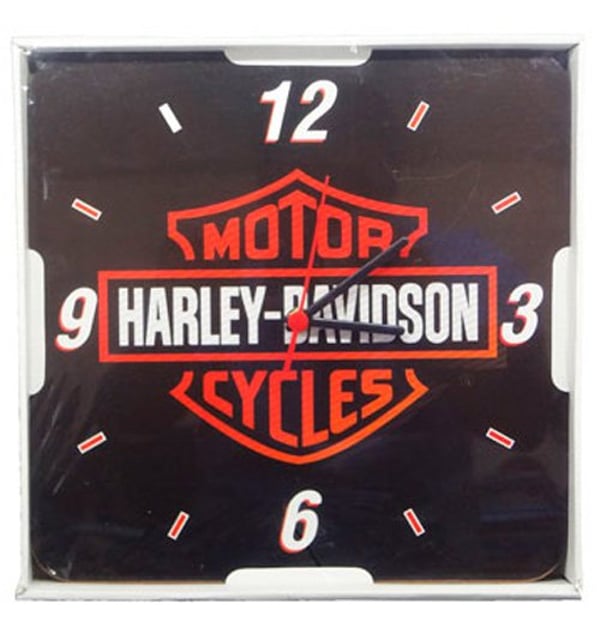 RELÓGIO QUAD. HARLEY DAVIDSON (3 PÇs) – ECOMIX [5165]