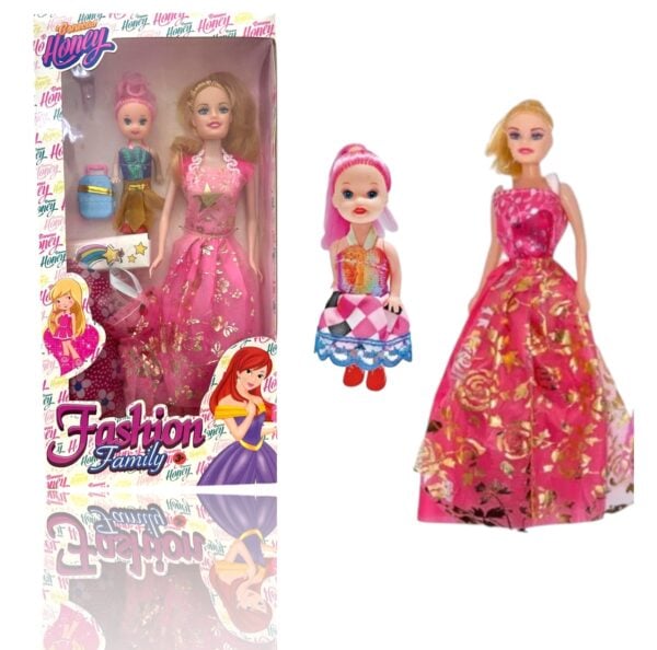 BONECA FASHION C/ACESSÓRIOS (6PÇS)-FRANCOLINO