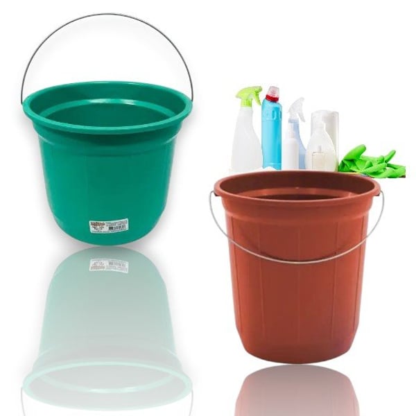 BALDE 7,4LTS COLORIDO (12PÇS)-PLASNEW